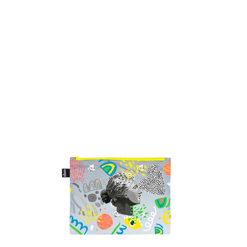 LOQI Zip Pockets - Classic Art reflecterend