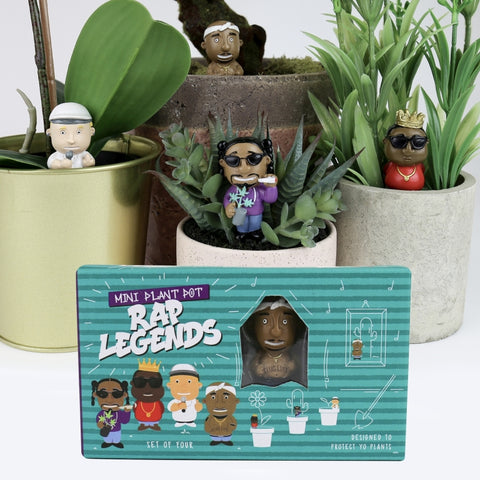 Gift Republic Plantenpot decoratie - Rap Legends