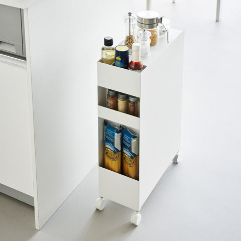 Yamazaki Tower Opbergmanden op wielen 3-laags