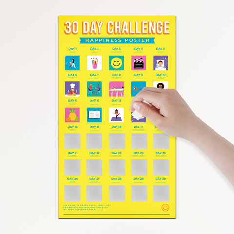 Gift Republic Krasposter - 30 Day Happiness Challenge