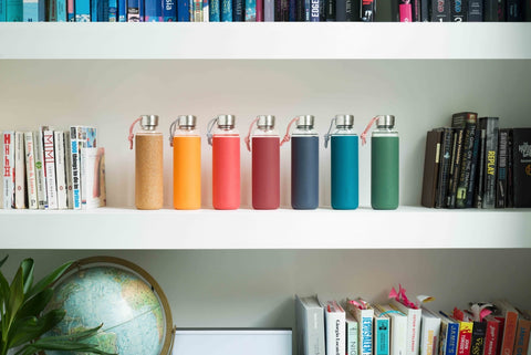 Black+Blum Glass Water Bottle - Waterfles glas - 0.6Ltr
