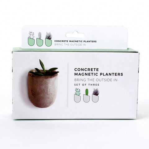 Gift Republic Plantenpotten magnetisch set van 3