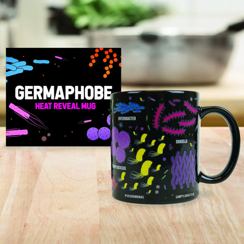 Gift Republic Mok warmtegevoelig - Heat Reveal Mug - Germaphobe