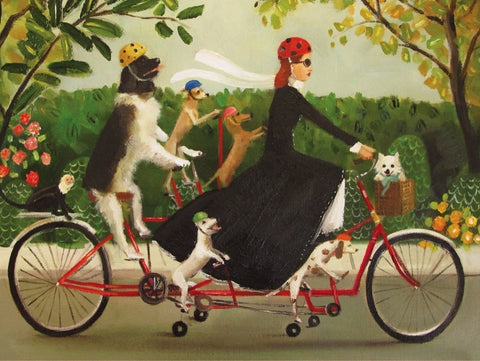 New York Puzzle Company Puzzel Miss Moon's Bike - 1000 stukjes