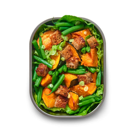 Black+Blum Steel Food Box Large - Meal prep - 206x159x79mm - Grijs/Rood