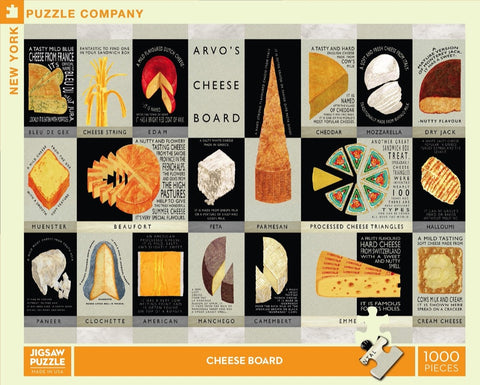 New York Puzzle Company Puzzel Cheese Board - 1000 stukjes