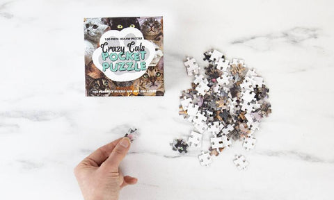 Gift Republic Minipuzzel - Crazy Cats
