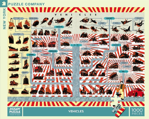 New York Puzzle Company Puzzel Vehicles - 1000 stukjes