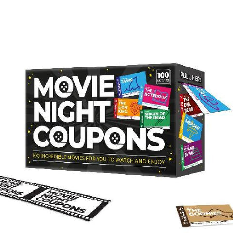 Gift Republic Kaartenset - Movie Night Coupons