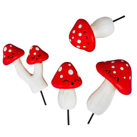 Gift Republic Plantenpot decoratie - Mushroom