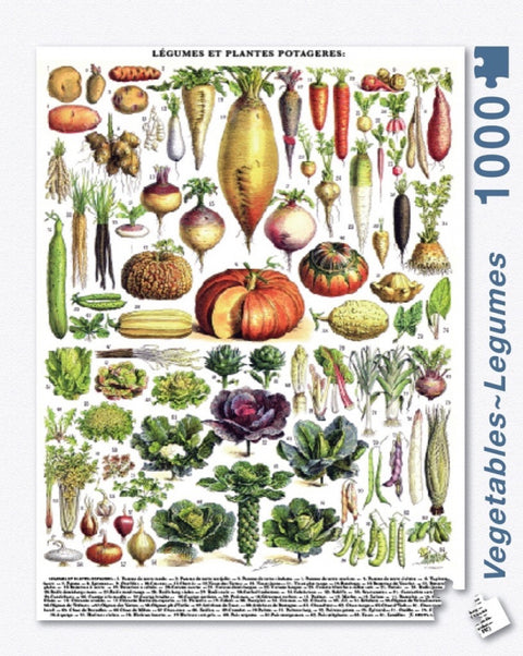 New York Puzzle Company Puzzel Vegetables ~ Légumes - 1000 stukjes