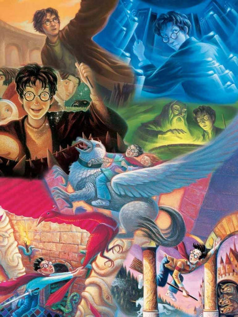New York Puzzle Company Puzzel Harry Potter Mashup - 1500 stukjes