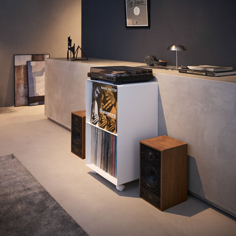 Yamazaki Tower Platenkast 2-laags op wielen