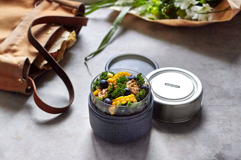 Black+Blum Glass Lunch Pot Large - Ø120mm - Grijs