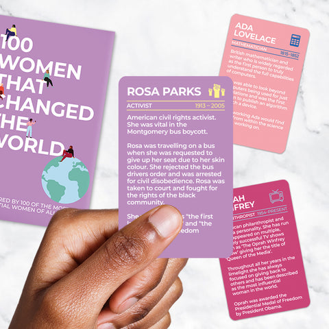 Gift Republic Kaartenset - 100 Women That Changed the World