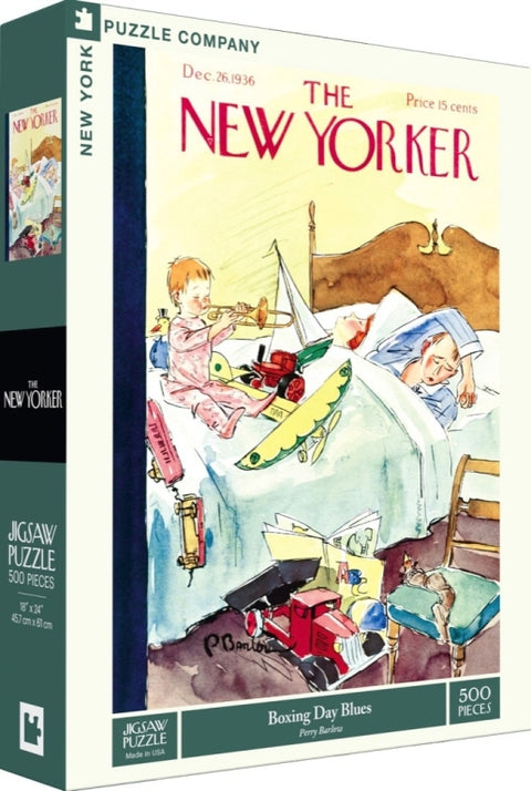 New York Puzzle Company Puzzel Boxing Day Blues - 500 stukjes