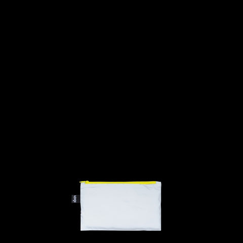 LOQI Zip Pockets - Neon Green, Dark Orange, Yellow reflecterend