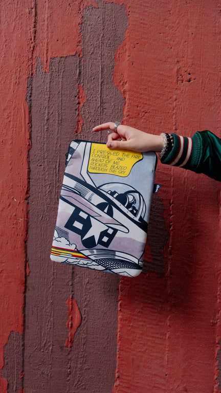 LOQI Laptop Sleeve Medium - Whaam! gerecycled