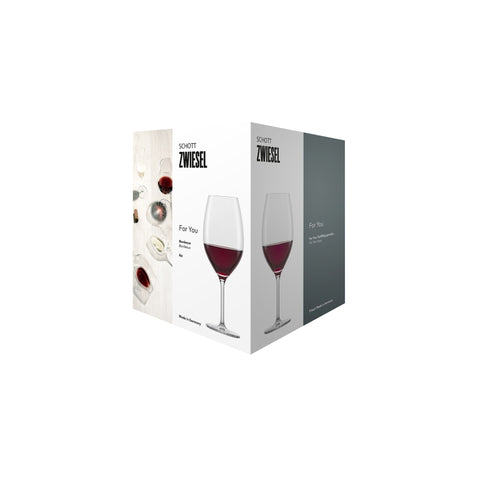 Schott Zwiesel For You Rode wijnglas 130 - 0.606Ltr - 4 glazen