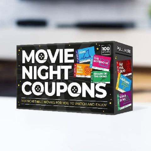Gift Republic Kaartenset - Movie Night Coupons