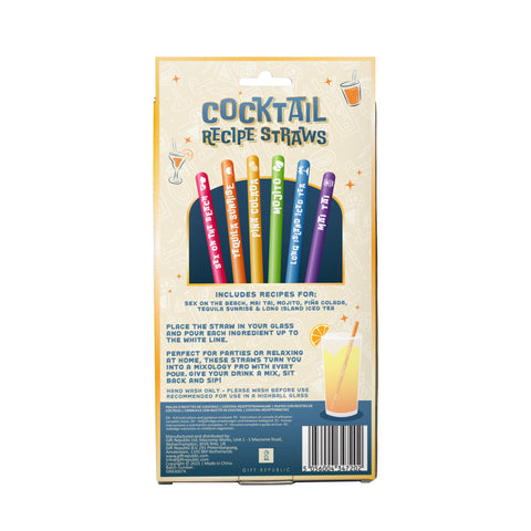 Gift Republic Drinkrietjes Cocktail Recipe