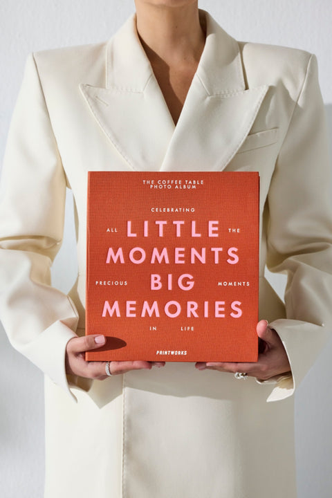 Printworks Fotoalbum - Little Moments Big Memories - Oranje
