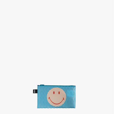 LOQI Zip Pockets - Blossom & Geometric gerecycled