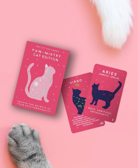 Gift Republic Kaartenset - Paw-mistry Cat edition
