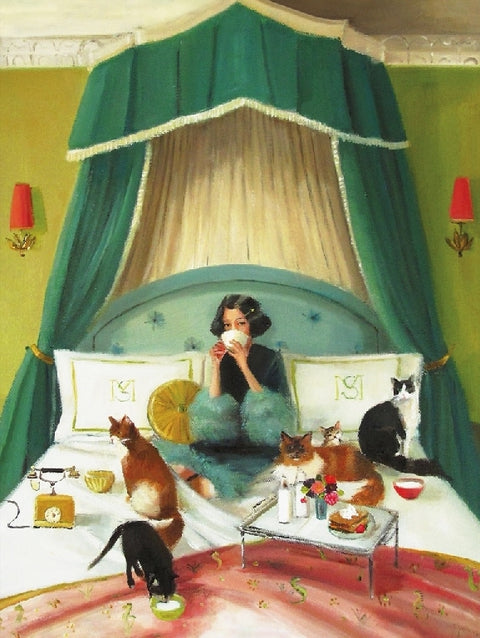 New York Puzzle Company Puzzel Breakfast in Bed - 500 stukjes