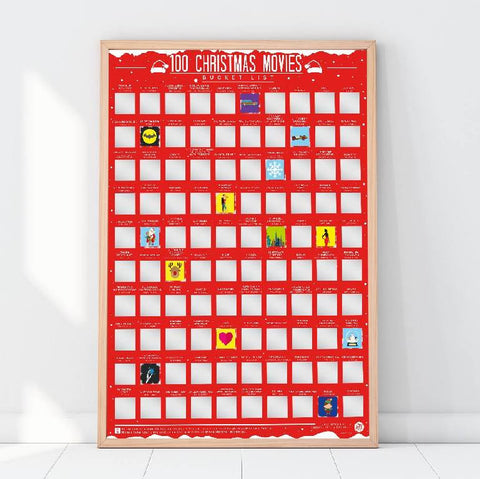 Gift Republic Krasposter - 100 Christmas Movies