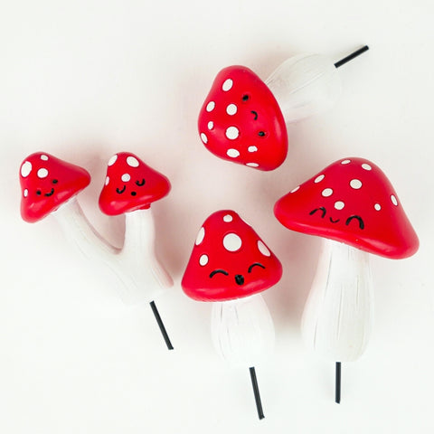 Gift Republic Plantenpot decoratie - Mushroom