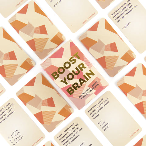 Gift Republic Kaartenset - Boost Your Brain