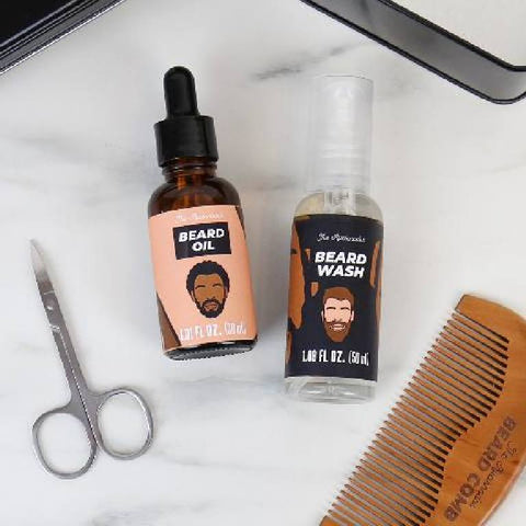 Gift Republic Verzorgingsset Aficionado kits - Beard Care Kit