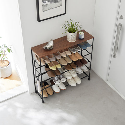 Yamazaki Tower Schoenenrek op wielen 5-laags