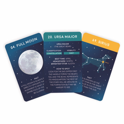 Gift Republic Kaartenset - 100 Wonders of the Night Sky