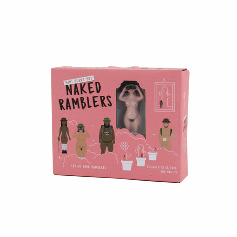 Gift Republic Plantenpot decoratie - Naked Ramblers