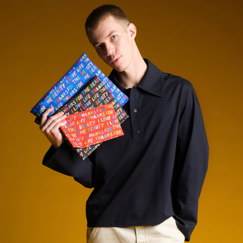 LOQI Zip Pockets - Love Life gerecycled