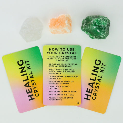 Gift Republic Kaartenset - Healing Crystal Kit