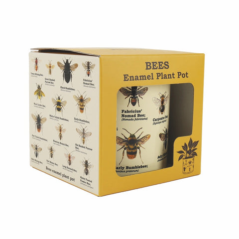 Gift Republic Bloempot Emaille - Bees