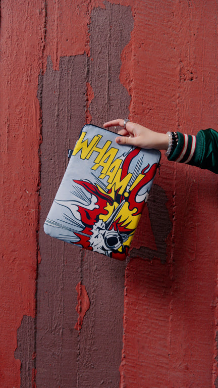 LOQI Laptop Sleeve Medium - Whaam! gerecycled