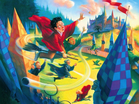 New York Puzzle Company Puzzel Harry Potter Quidditch - 1000 stukjes