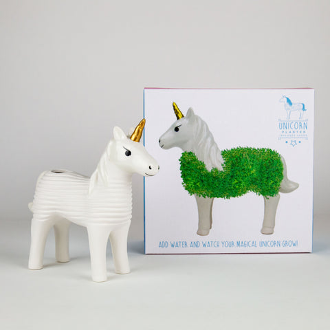 Gift Republic Plantenpot met chiazaden - Unicorn
