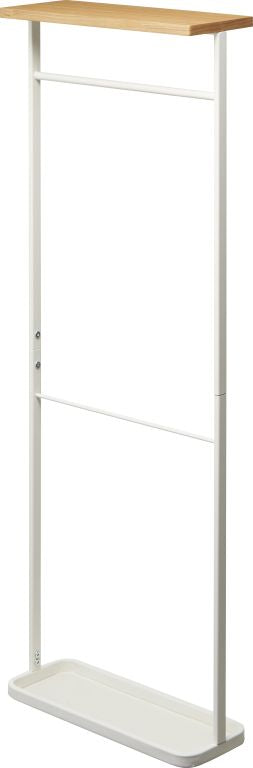 Yamazaki Tower Hangende paraplubak met houten top - Wit