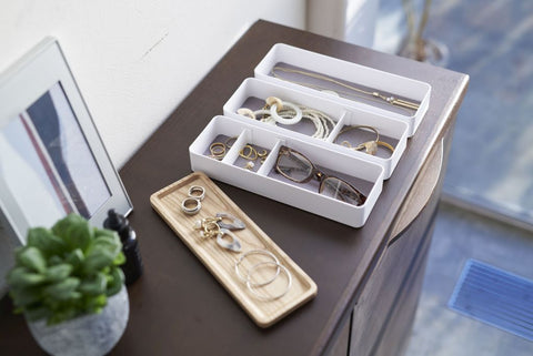Yamazaki Rin Sieradenorganizer met deksel 3-laags