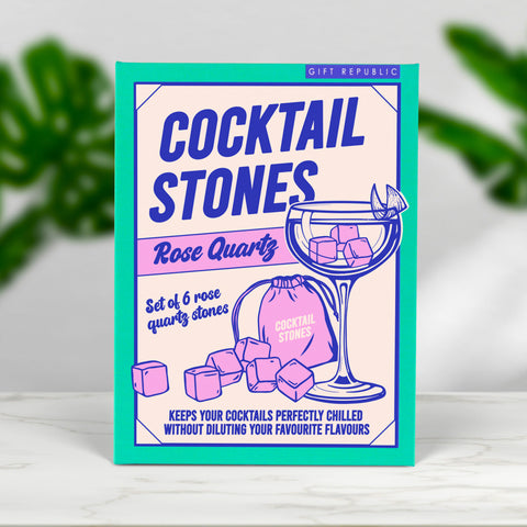 Gift Republic Cocktail stenen - Rose Quartz