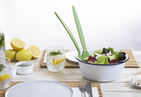 Peleg Design Citruspers en saladebestek 2-in-1 Juicepair