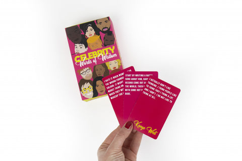 Gift Republic Kaartenset - Celebrity Words Of Wisdom