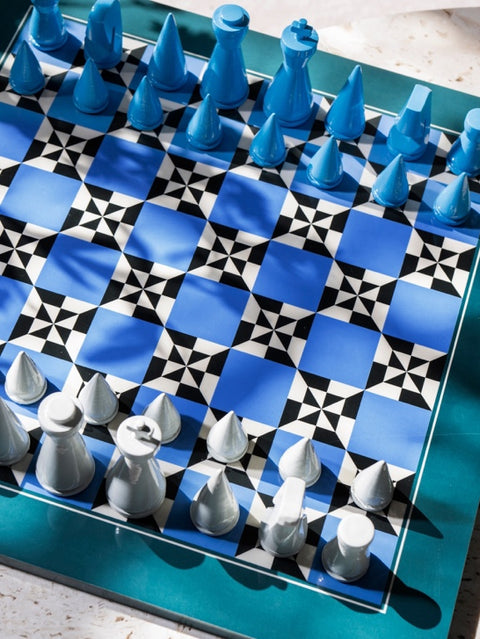Printworks Spel - Chess lacquered - Poseidon