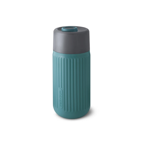 Black+Blum Travel Cup Glass - Reisbeker glas - 0.34Ltr - Grijs/