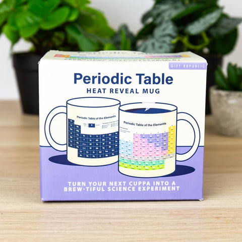 Gift Republic Mok warmtegevoelig - Heat Reveal Mug - Periodic Table